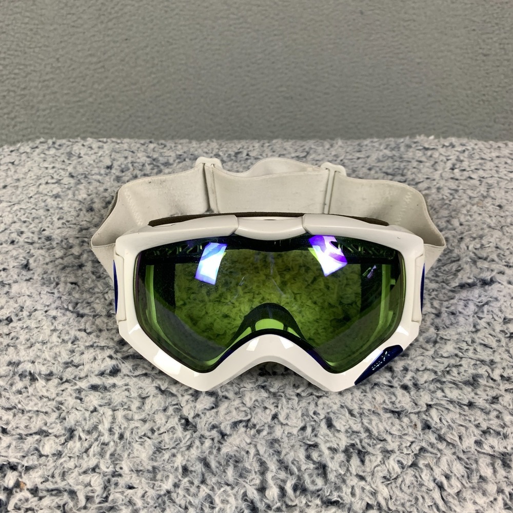 Anon X Goggles Kids Youth Size White Frame Green Lens Adjustable Snowboard Ski‎